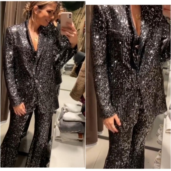 Zara sequin blazers - Picture 4 of 8